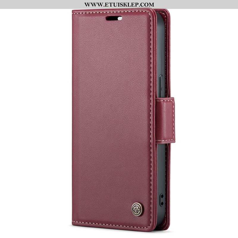 Etui Folio do iPhone 15 Plus Skórzany Styl Caseme